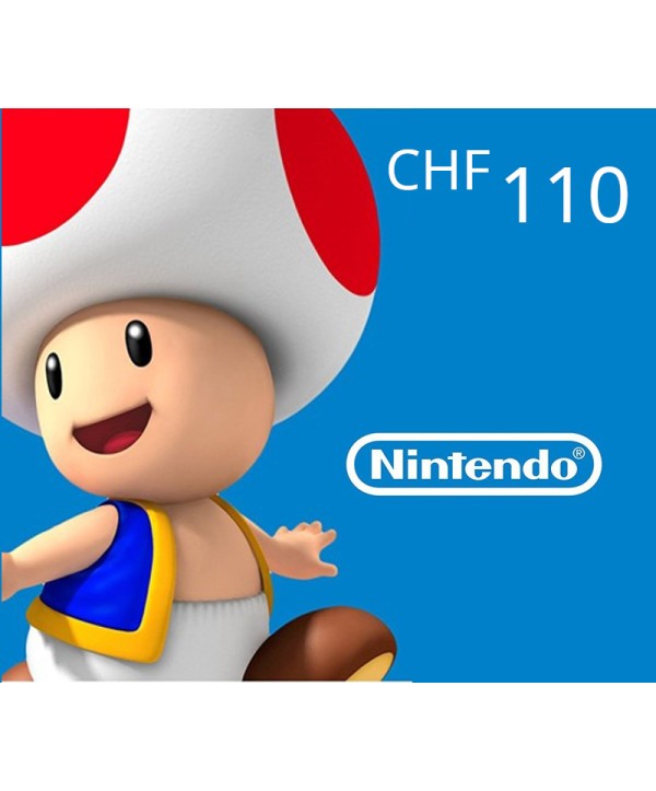 eShop Prepaid Card CHF 110 CH Key 